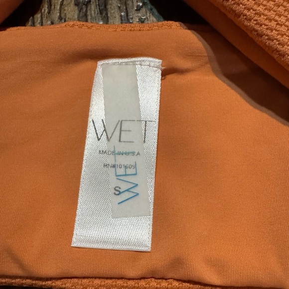 WET Designer Swimwear One Piece Terracota Sexy Cutout Swimsuit  Size Small NWT - Picture 7 of 10